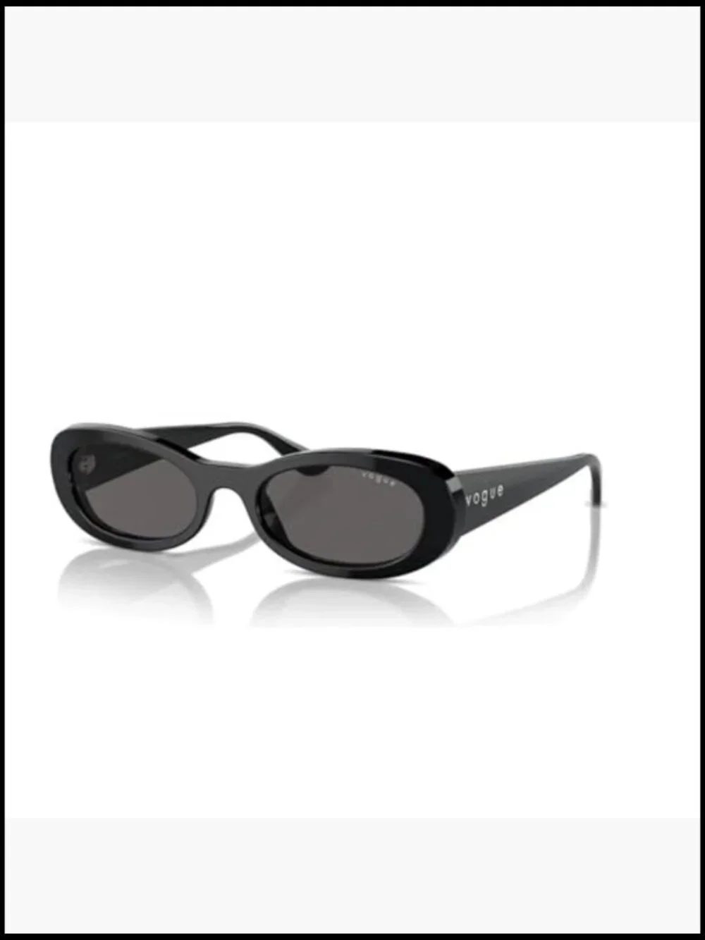 Rectangular Polarized Sunglasses with UV Protection, Plastic Frame, Branded Case